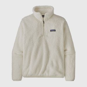 Patagonia Women Los Gatos 1/4 Zip Pullover Birch White Size Medium